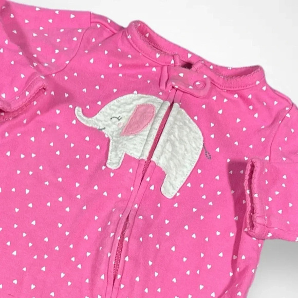 4/$20 Simple Joys  Pink Elephant Sleeper - Picture 2 of 4